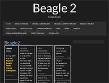 Tablet Screenshot of beagle2.com